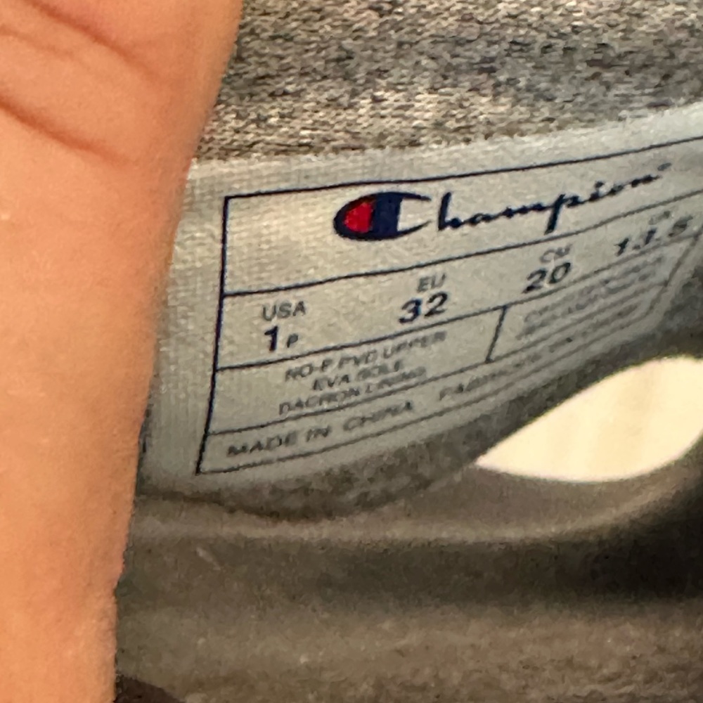 Champion blue& Red Big C Slides, size 1 - Picture 3 of 7